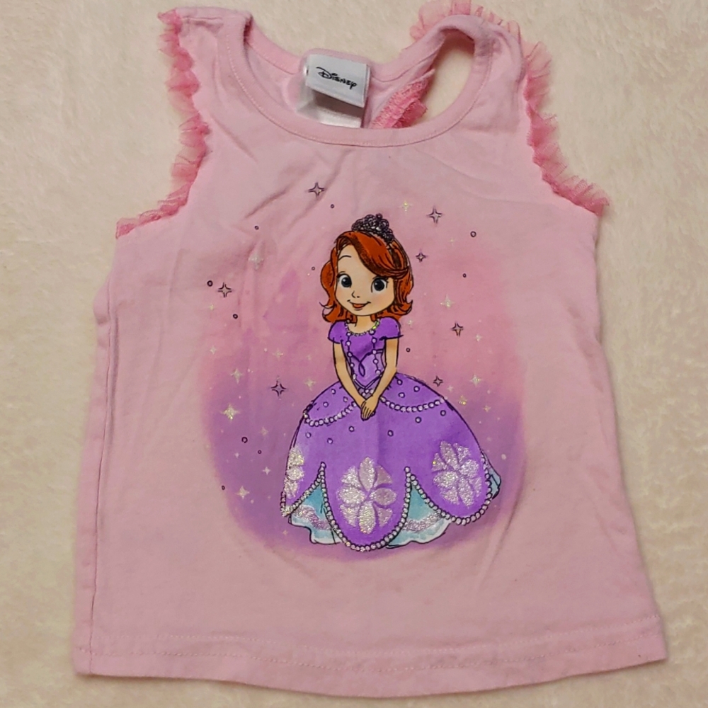 🎁 Disney Sophia the First tank top sz 18M